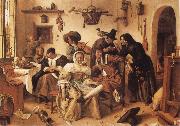 Jan Steen The World Upside Down oil painting